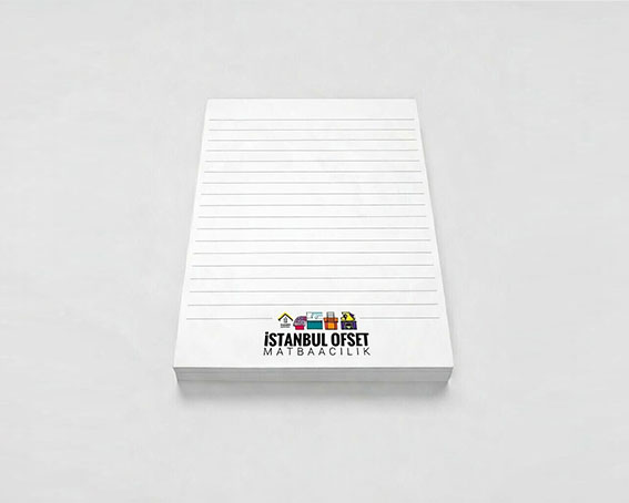 A6 Bloknot 10x14 cm Tutkallı 50’li CMYK Full Color